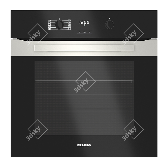 Miele 6-piece Oven Set 3D model image 2