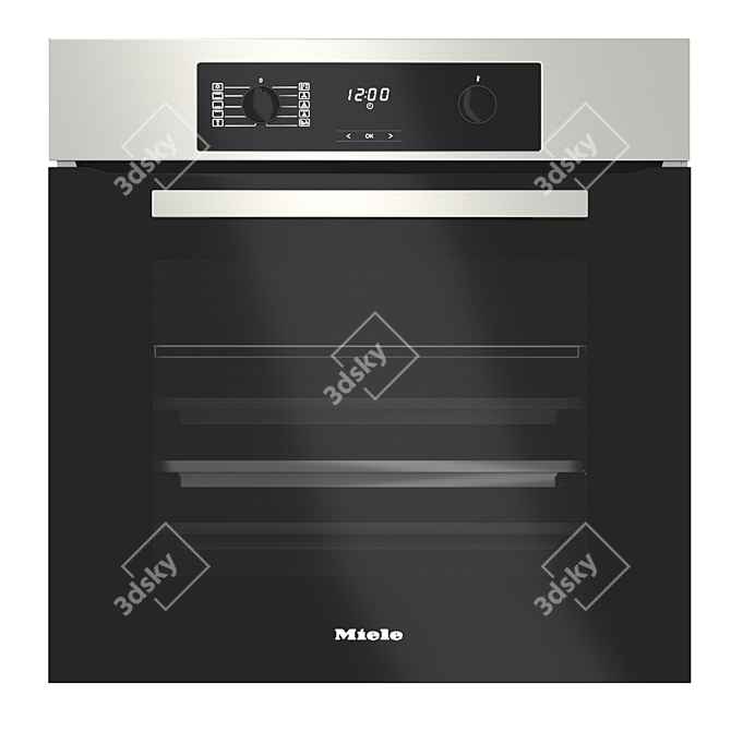 Miele 6-piece Oven Set 3D model image 3