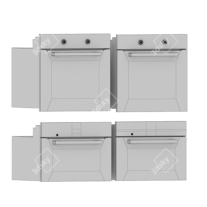 Miele Kitchen Appliance Set 3D model image 6