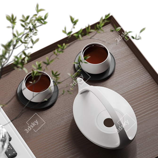 Modern Minimalist Decor Set 3D model image 23