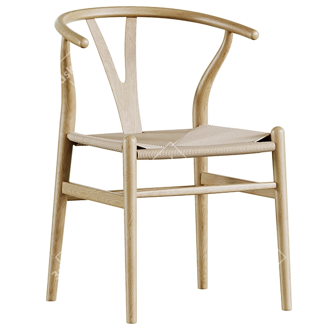 Pottery Barn Faith Chair 3D model image 1