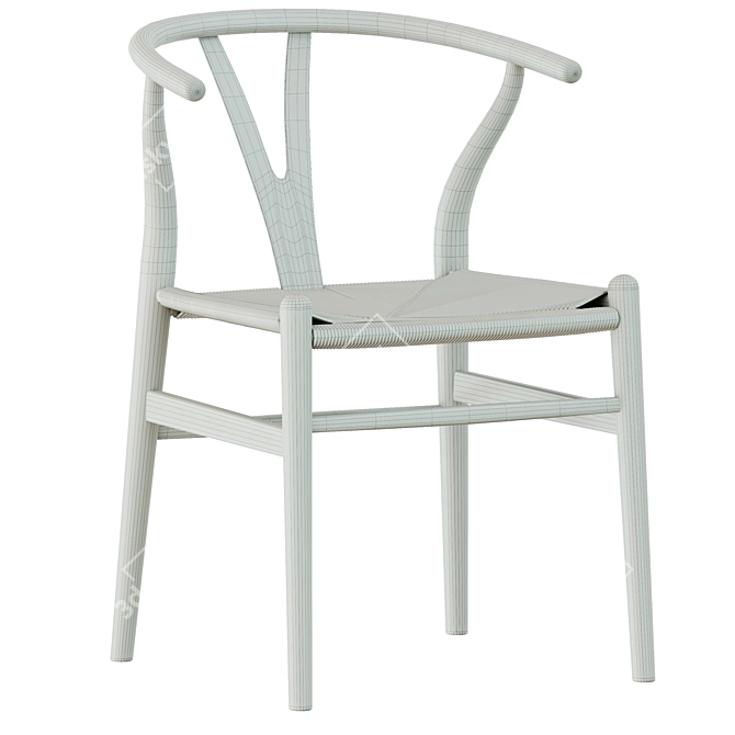 Pottery Barn Faith Chair 3D model image 6