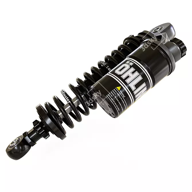 Premium OHLINS Blackline Piggyback Shocks 3D model image 6