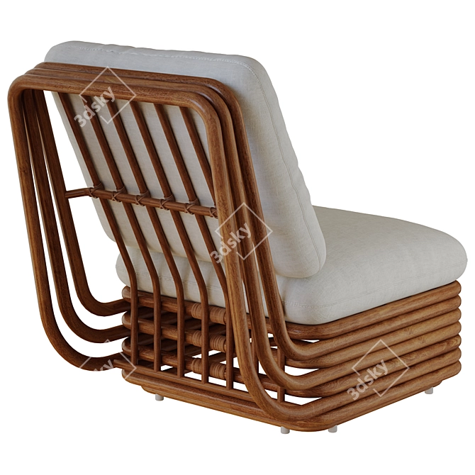 Bohemian 72 Lounge Chair Model 3D model image 3