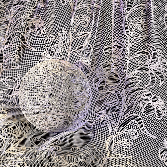 Infinite Lace Fabric Textures - 04 3D model image 3