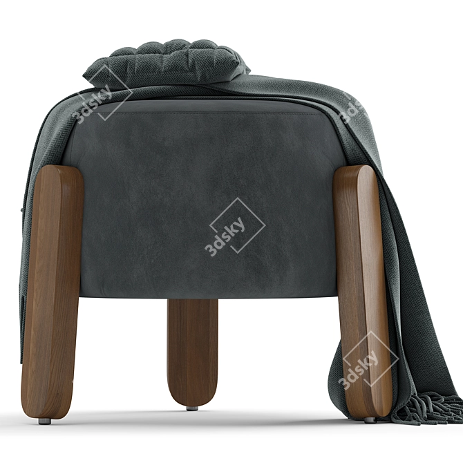 Luxury Lou Stool Duo Texture 3D model image 5