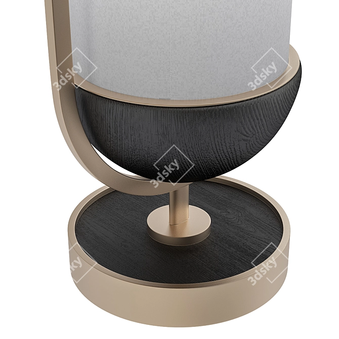 Elegant Bonn Table Lamp 3D model image 2