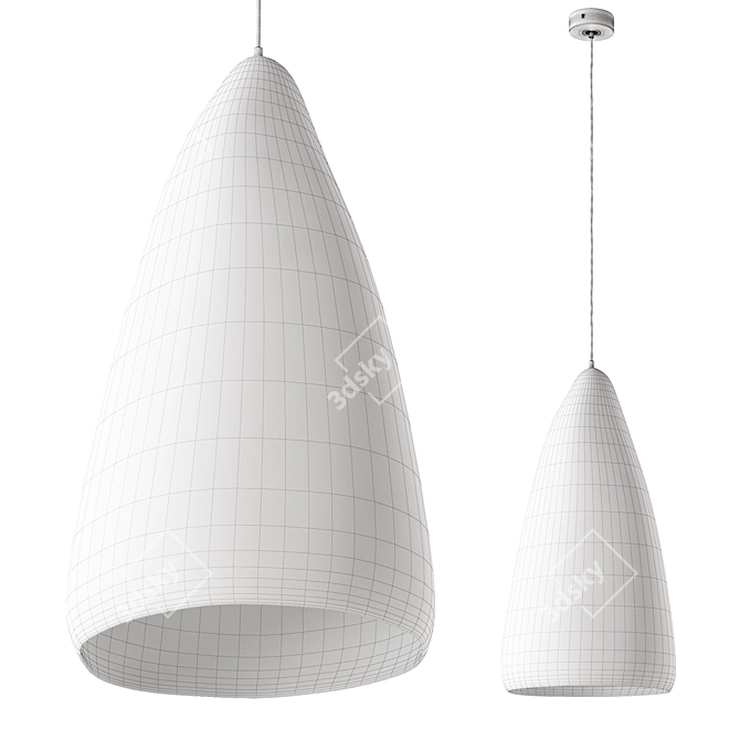 Sleek Papie Lamp by Tayga 3D model image 3