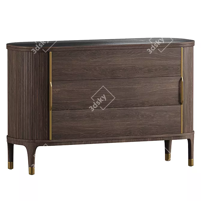 Morelato JOYCE Chest Drawers 3D 3D model image 1