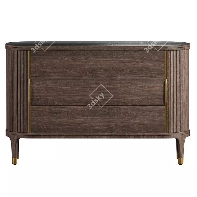 Morelato JOYCE Chest Drawers 3D 3D model image 2