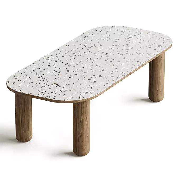 Sleek Dolmen Table for Elegance 3D model image 2