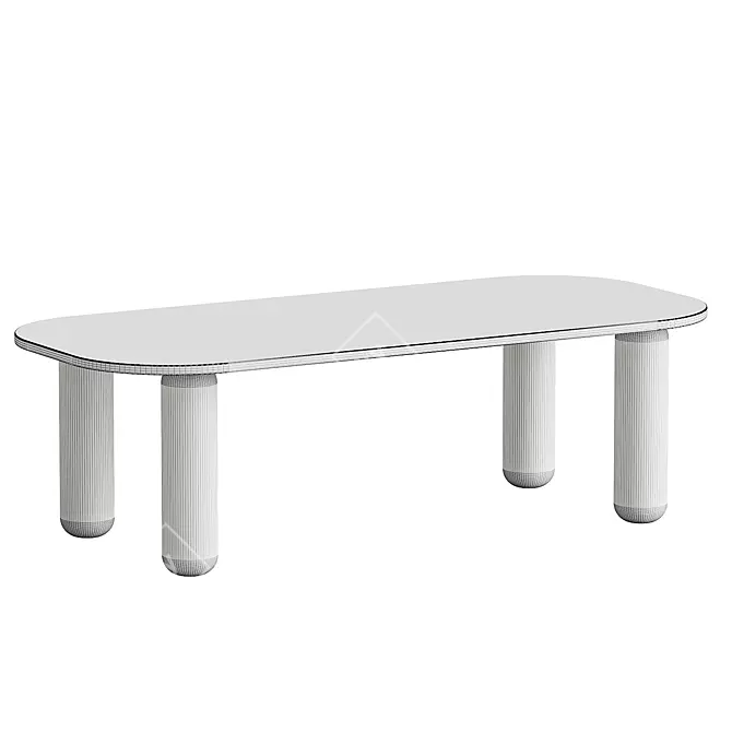 Sleek Dolmen Table for Elegance 3D model image 3