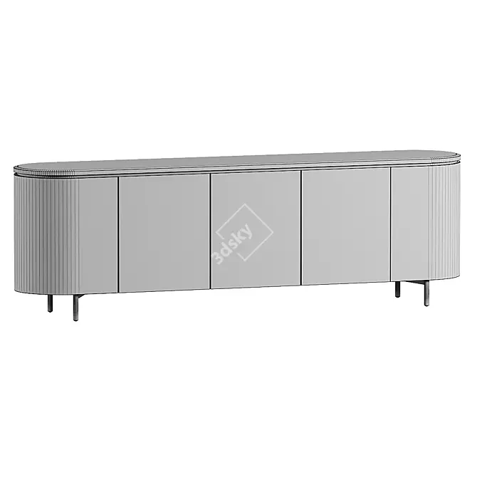 Contemporary RE.TO Wooden Sideboard 3D model image 3