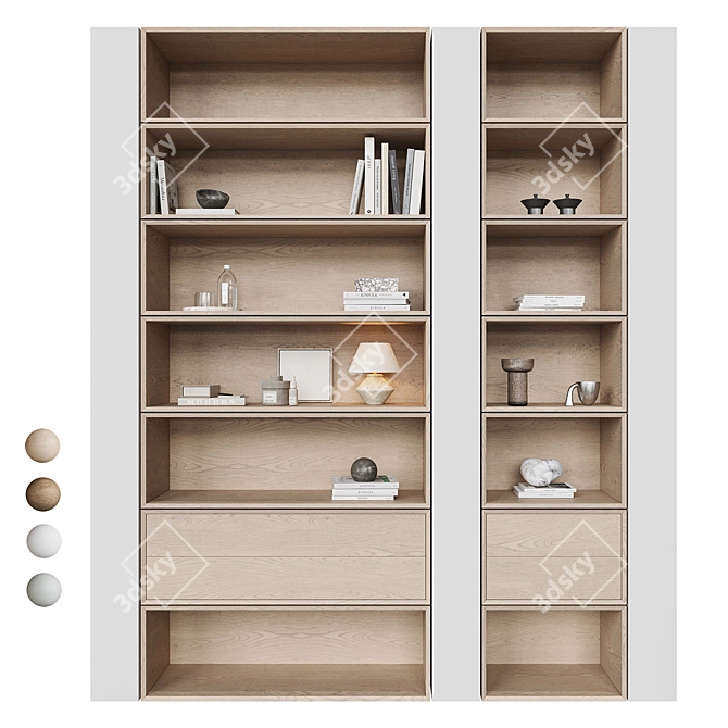 NG10 Decor Shelving Unit 3D model image 1