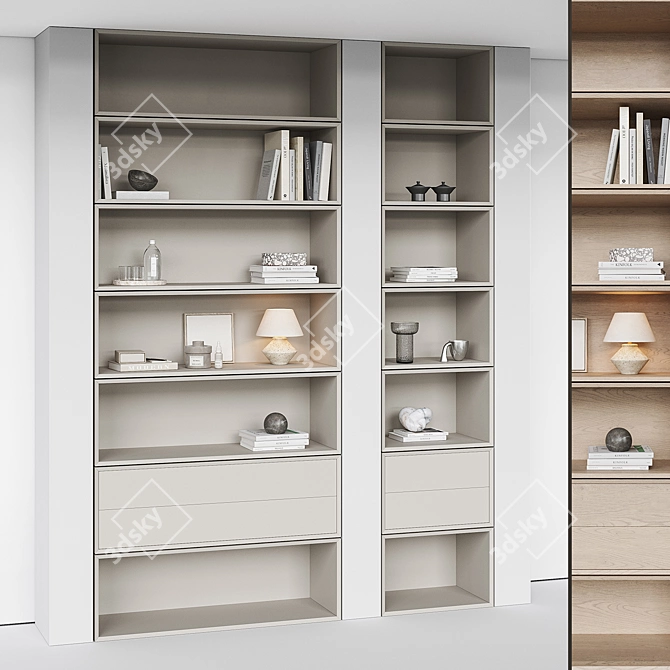 NG10 Decor Shelving Unit 3D model image 2