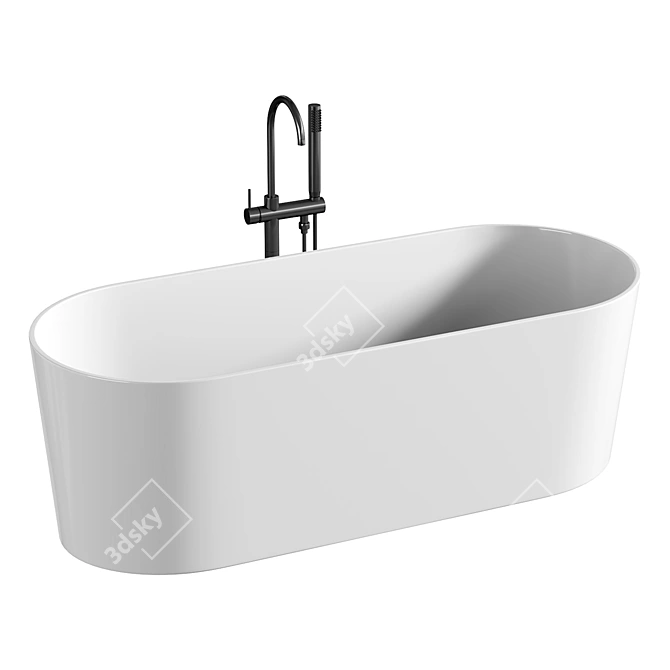 Luxury Providence Bathtub 3D model image 1