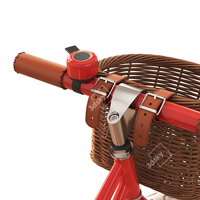 Banwood & Zara Red Balance Bike 3D model image 4