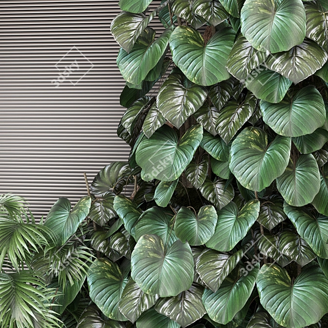  Urban Vertical Garden Collection 3D model image 3