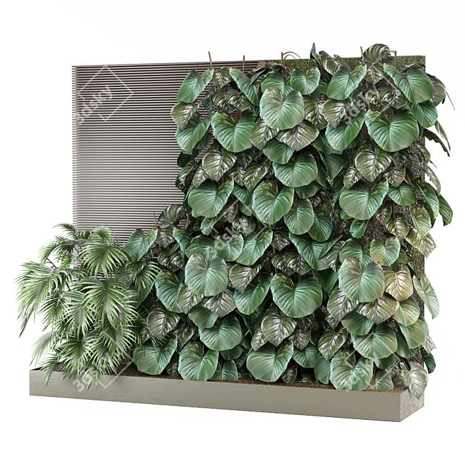  Urban Vertical Garden Collection 3D model image 5