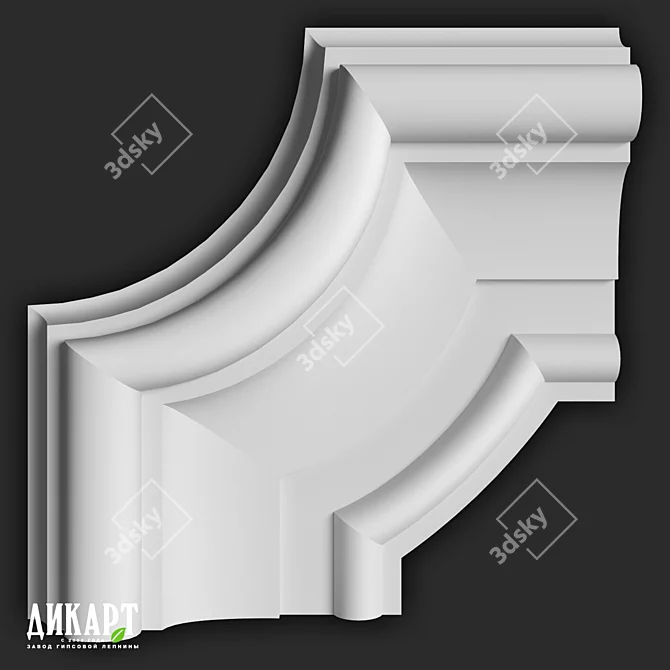 DIKART DU-186 Gypsum Panel 3D model image 1