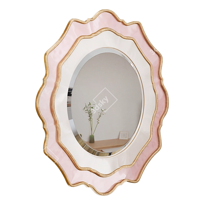 Doroti Pink Mirror Louvre Collection 3D model image 6