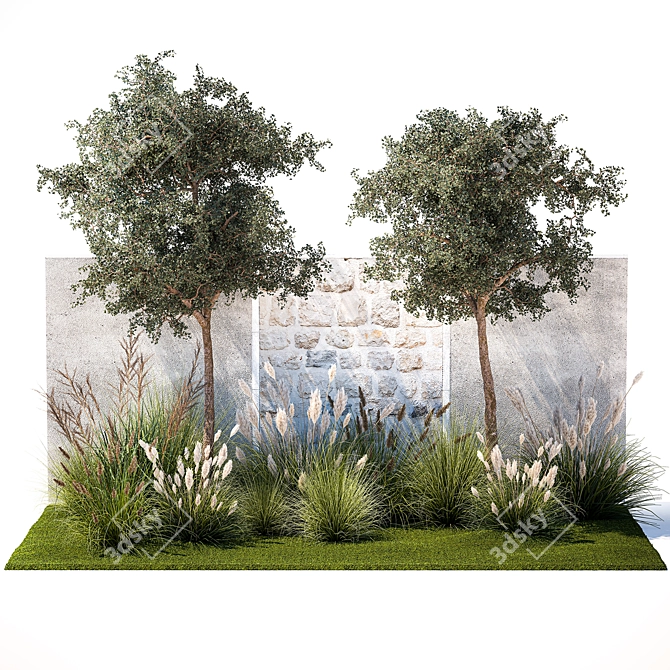 Decorative Plants Collection for Landscaping 3D model image 6