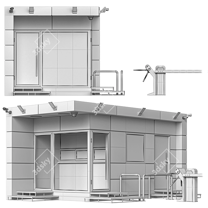 Secure Guard Unit, Premium Class 3D model image 5