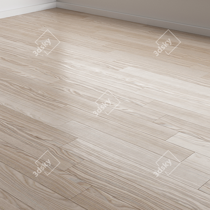 Versatile Oak Flooring Collection 3D model image 2