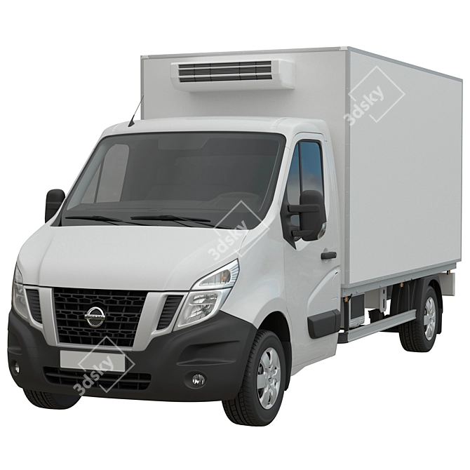 Nissan NV400 BoxTruck Commercial Chassis 3D model image 5