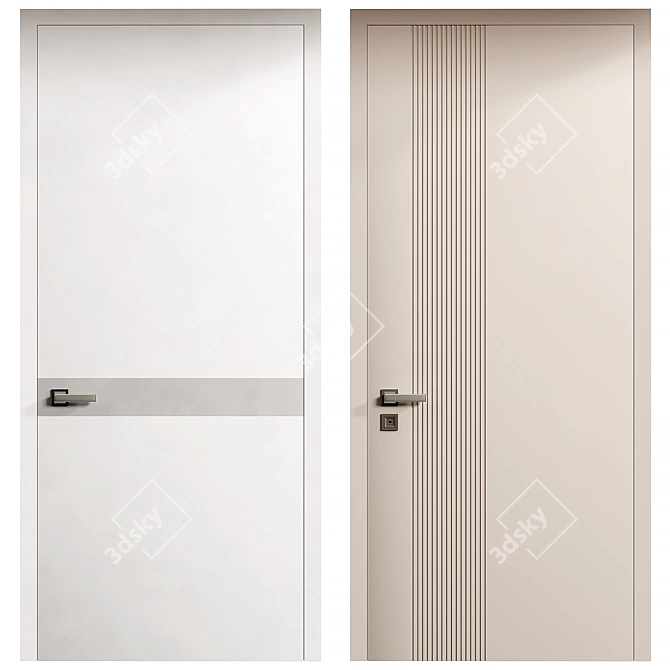 Secret Interior Doors Collection 3D model image 4