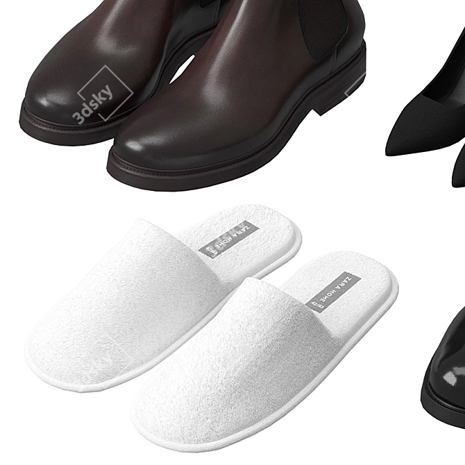 ZARA Footwear Archive Set 3D model image 2