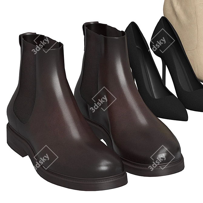 ZARA Footwear Archive Set 3D model image 3