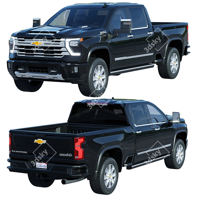 2024 Chevrolet Silverado High Country 3D model image 1