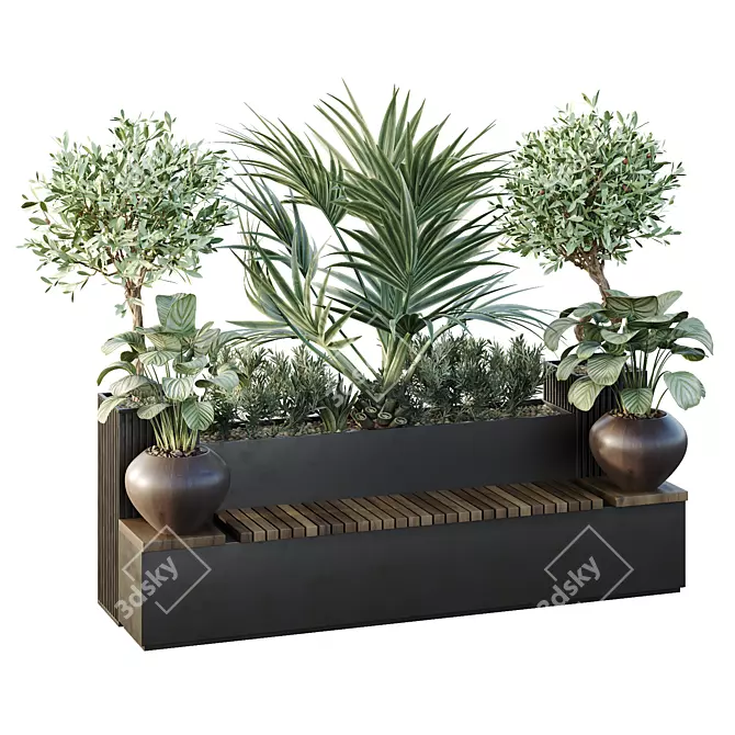 Outdoor Garden Box Variety Set 3D model image 1