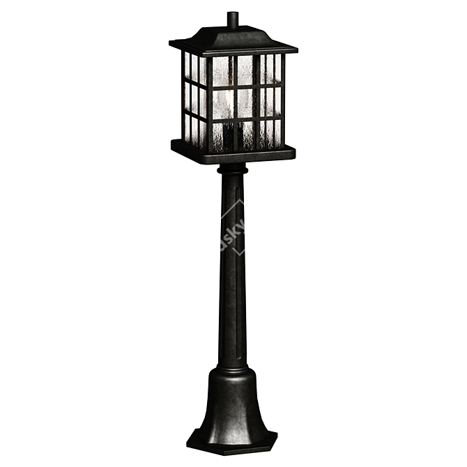 Amalfi Outdoor Lamp Post 3D model image 1