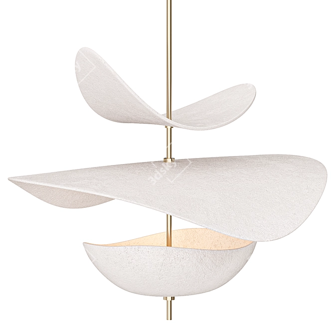 Modern Geometric Pendant Lamp Design 3D model image 3