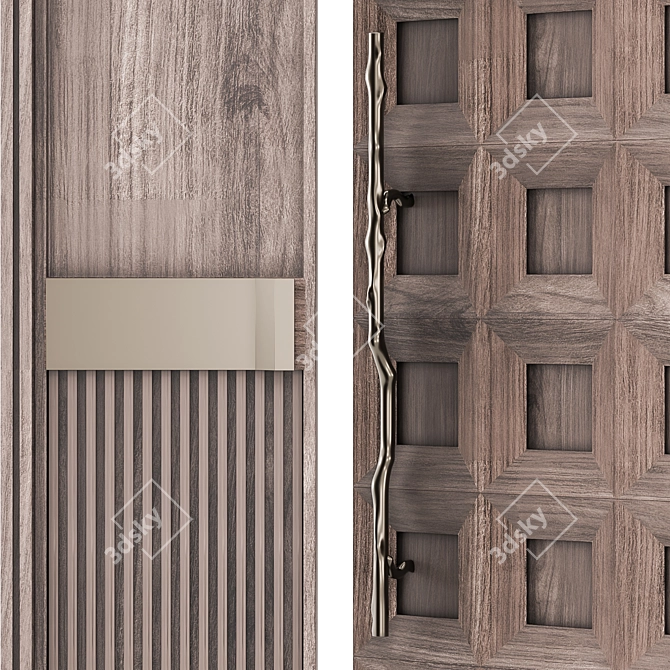 Ready-to-Use Door Collection 13 3D model image 3