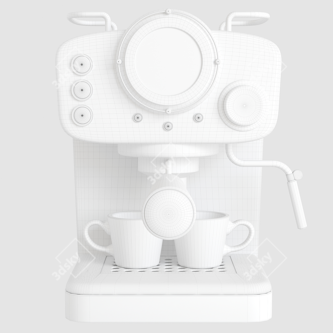 Coffee Machine 3D Models Bundle 3D model image 2