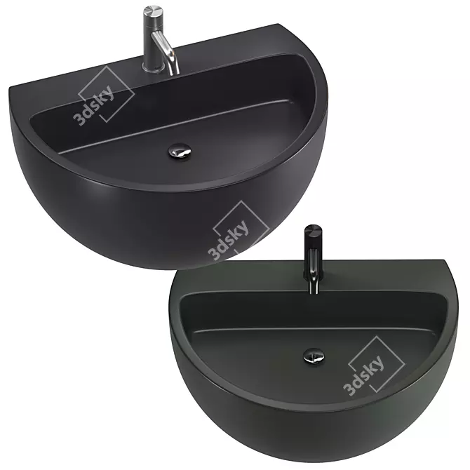 FALPER Bowl Washbasin Set 3D model image 2