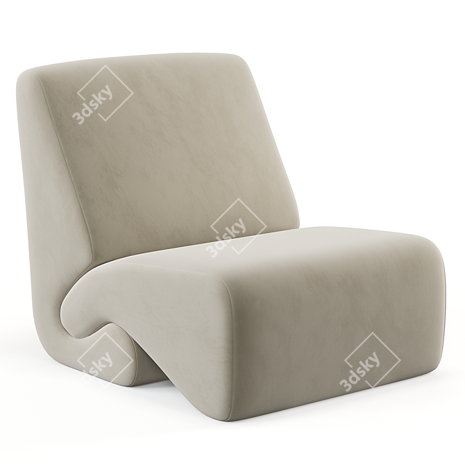 Hotel Kyjev Lounge Chairs 2014 3D model image 1