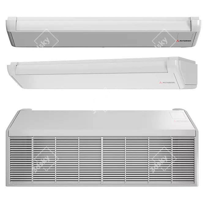 Mitsubishi Heavy Floor-Ceiling Air Conditioner 3D model image 1