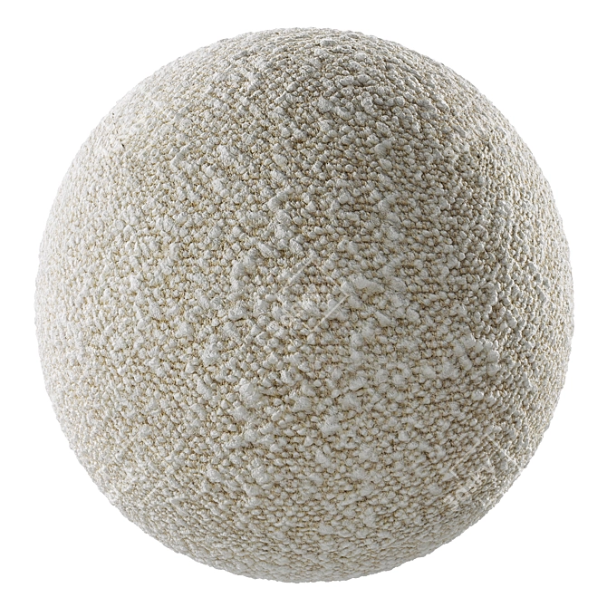 Boucle Fabric Material Vray Conversion 3D model image 1