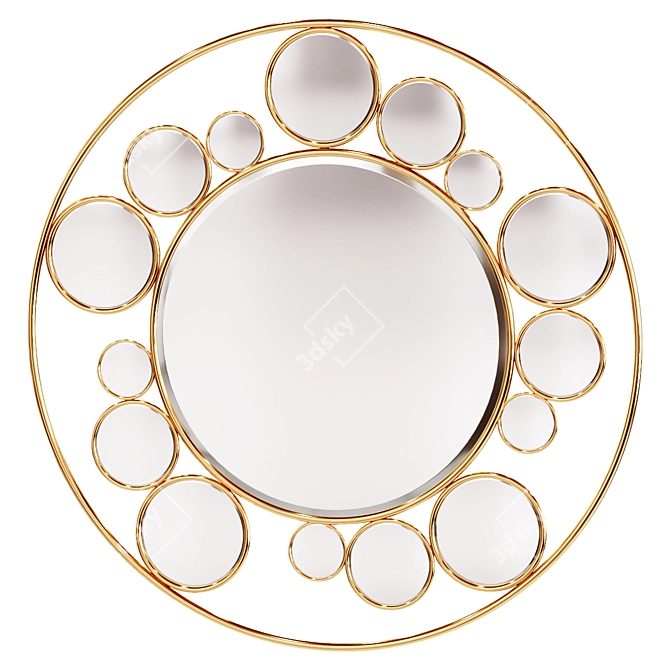 Wall Mirror 635947 - Modern Design 3D model image 1