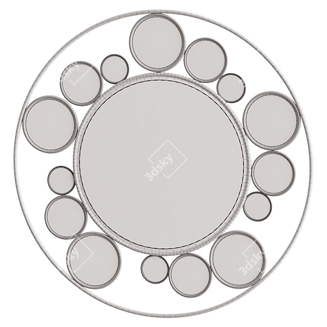 Wall Mirror 635947 - Modern Design 3D model image 2