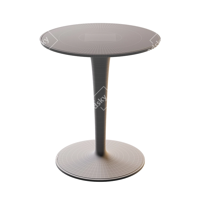 Modern Kartell TipTop Coffee Table 3D model image 4