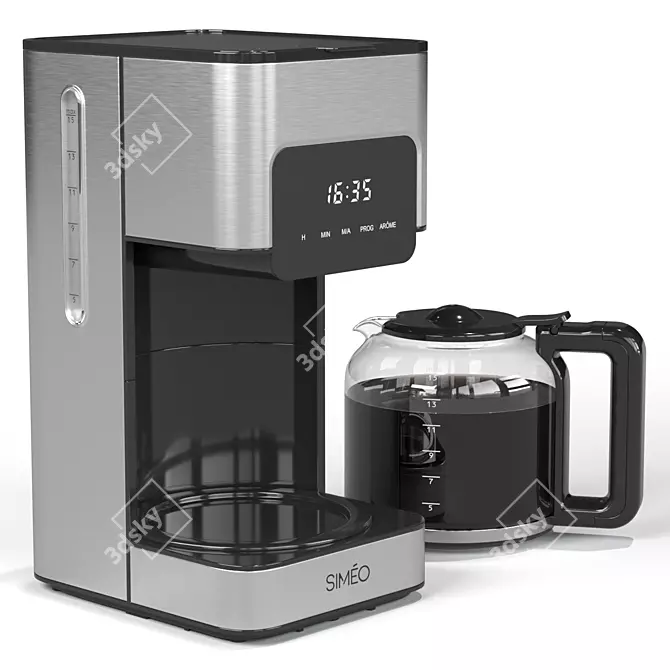 Simeo Coffee Maker with Carafe 3D model image 2