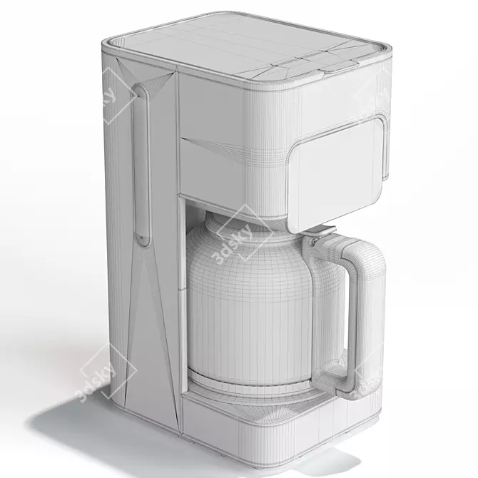 Simeo Coffee Maker with Carafe 3D model image 5