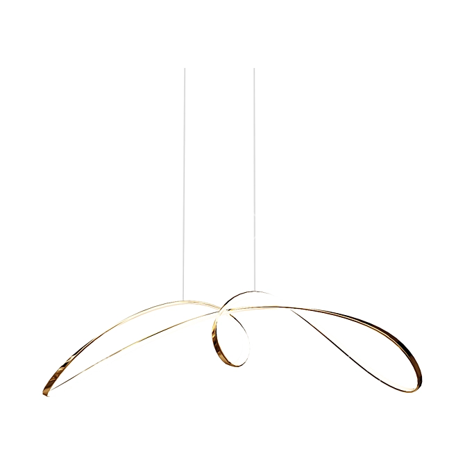 Contemporary Pendant Light Fixture 3D model image 1