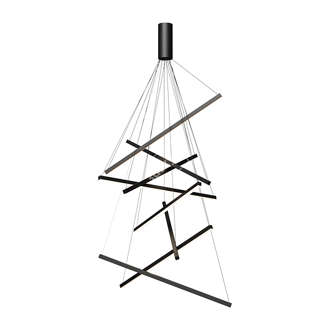 SANXIANG Pendant Chandelier Fixture 3D model image 1