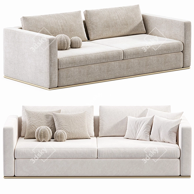 Burton James 649 Sofa: 2015 Evolution 3D model image 2